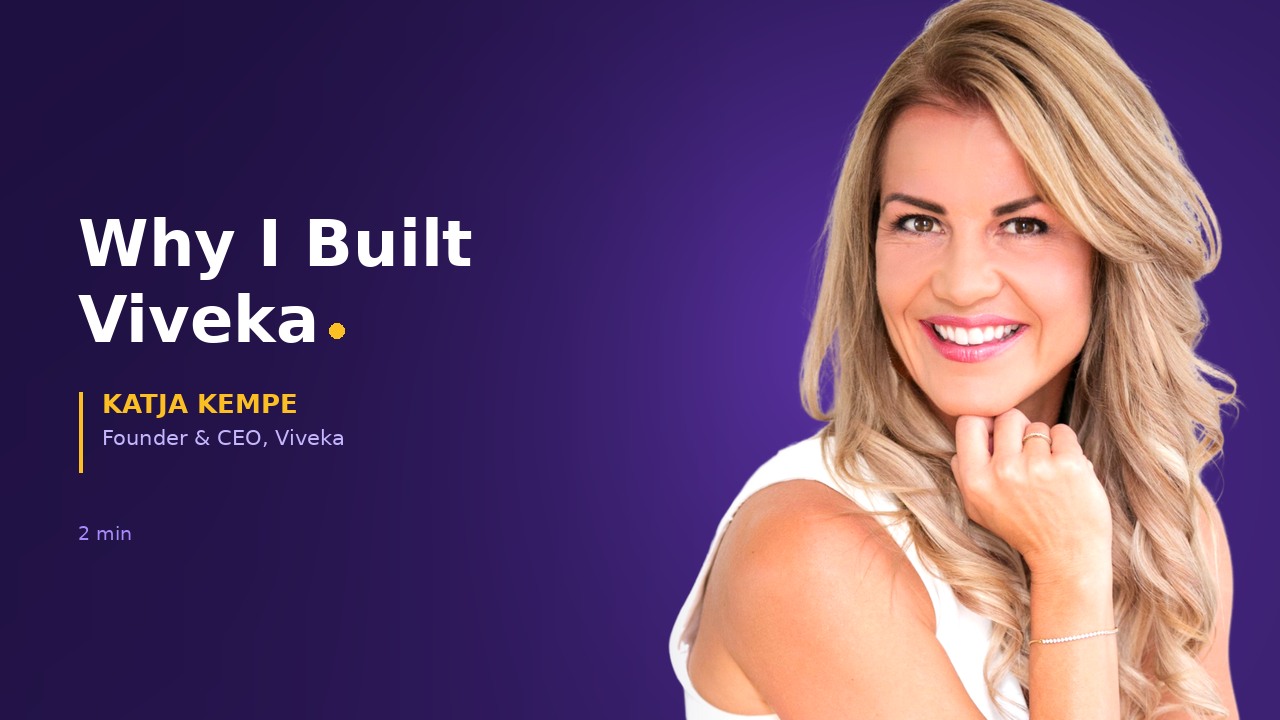 Watch: why Katja Kempe built Viveka